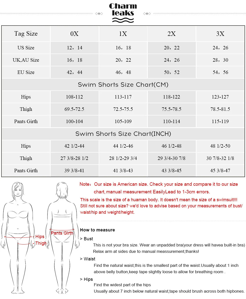 Charmleaks Women High Waist Swimming Trunks Plus Size Ladies Plus Size Bikini Bottom Solid Swimwear Briefs Split Swimming Trunks