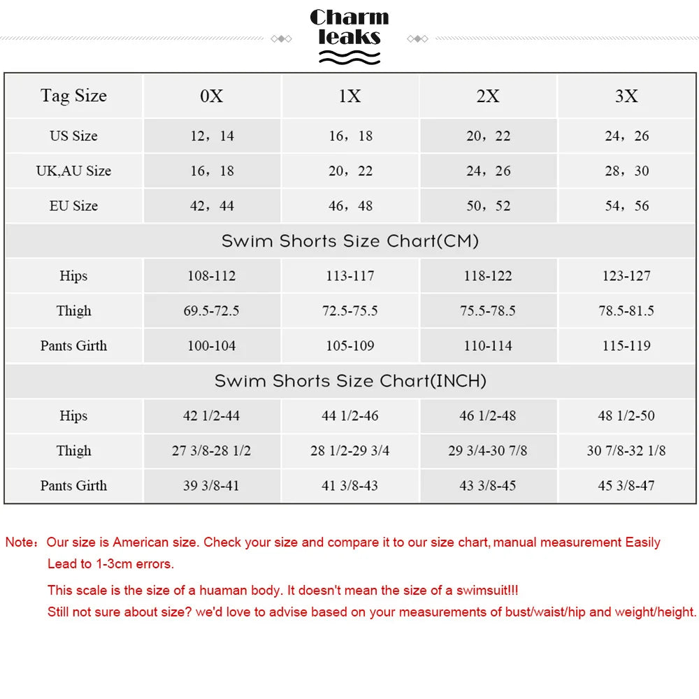 Charmleaks Women High Waist Swimming Trunks Plus Size Ladies Plus Size Bikini Bottom Solid Swimwear Briefs Split Swimming Trunks