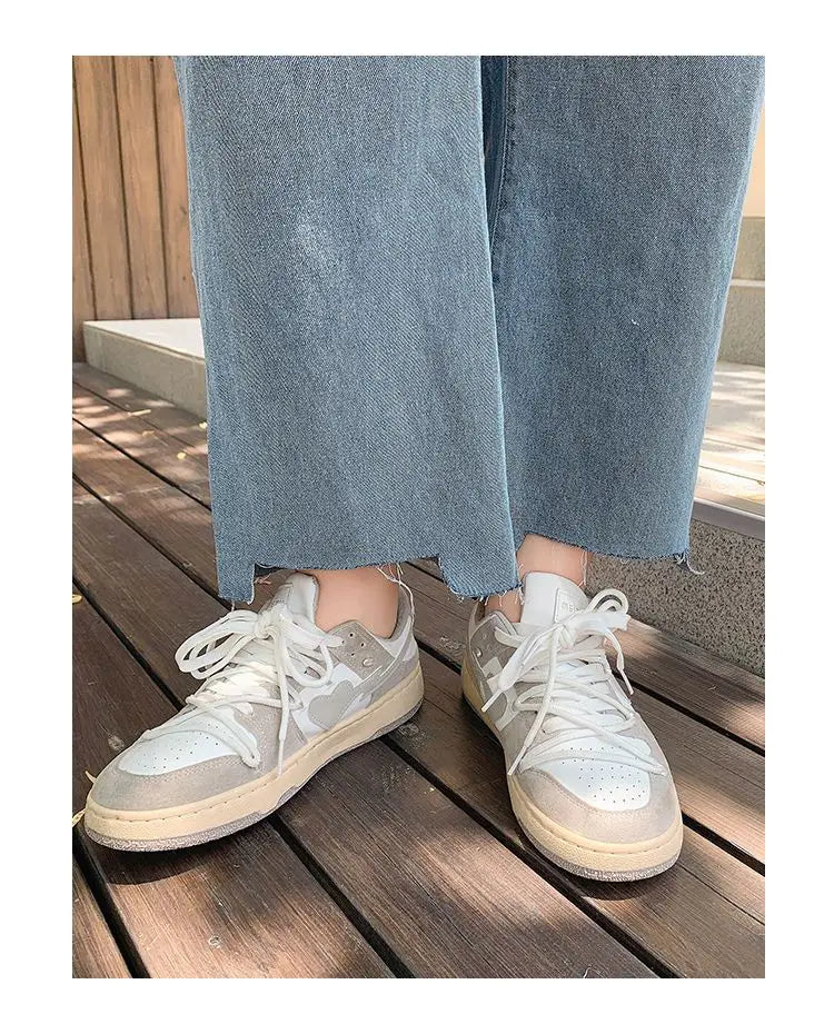 2023 Spring Autumn Loose Casual Jeans Fashion Trousers Ripped Straight Leg High Waist Bottom Solid Plus Size Cropped Pants Women